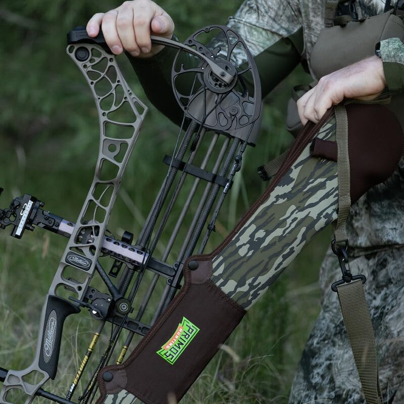 PRIMOS Hunting Neoprene Bow Sling in Mossy Oak Bottomland, Universal Fit Bow Protection with Hands-Free and Feather-Lite - Image 2